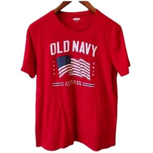 Old Navy Mens T Shirt American Flag 